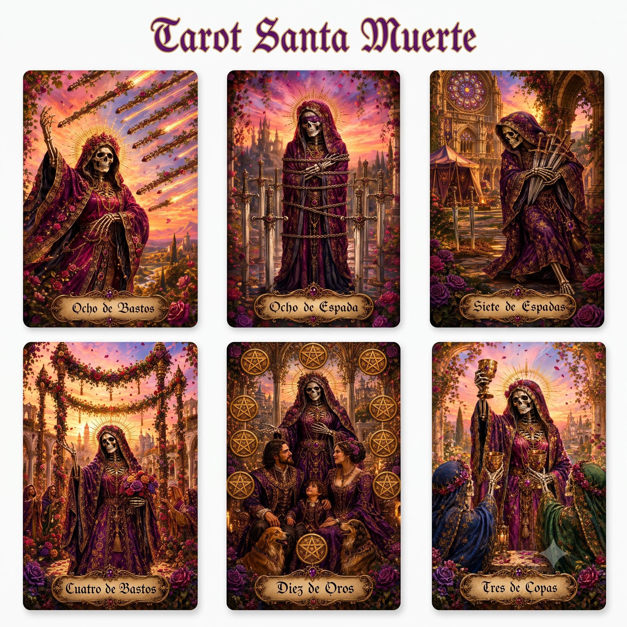 Tarot Santa Muerte - 78 Arcanos Rider