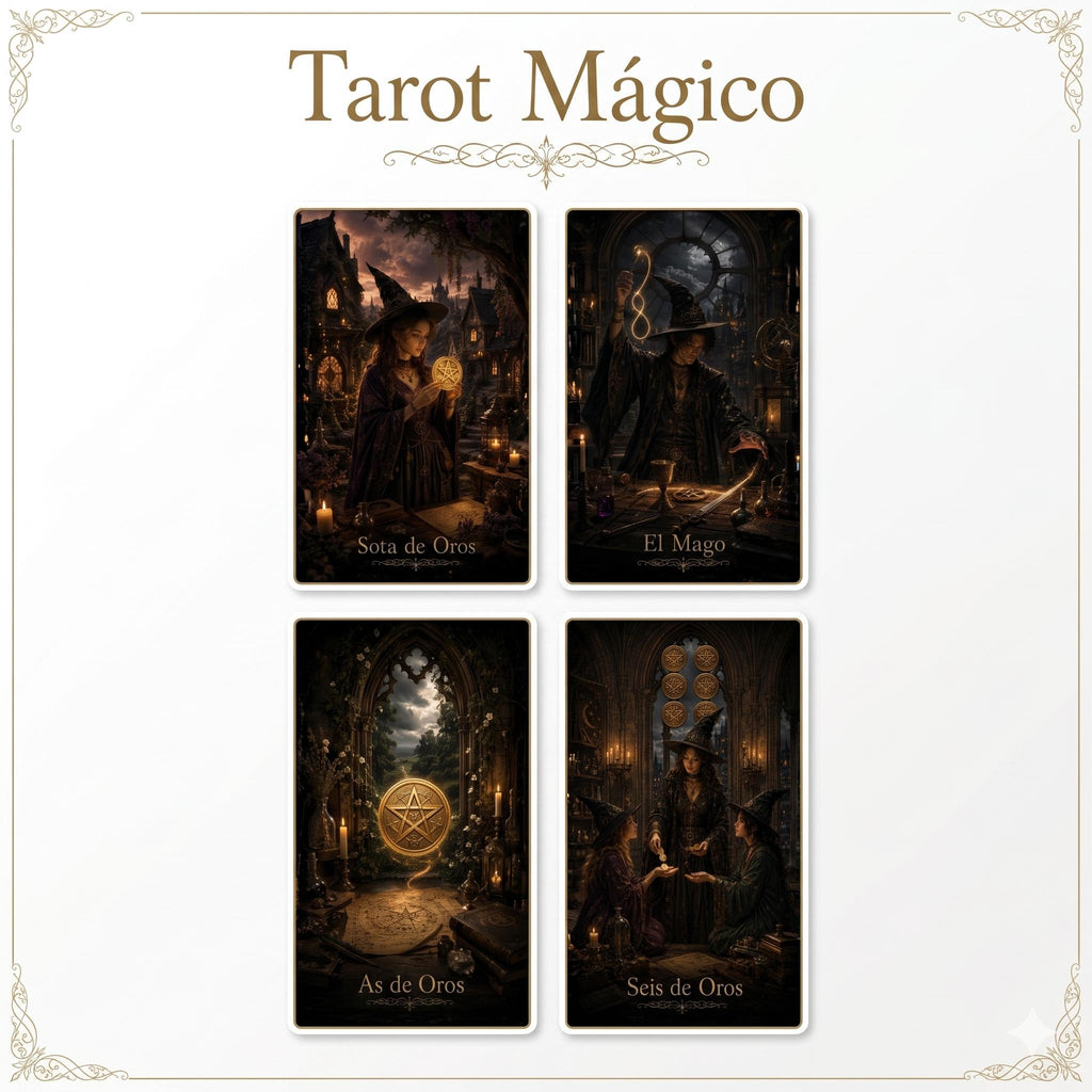Tarot Mágico Brujas y Brujos - 78 Arcanos Rider