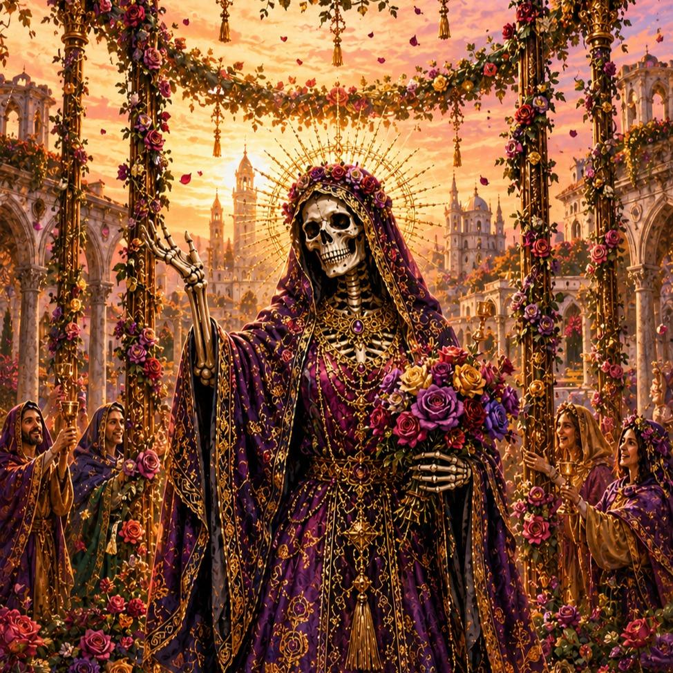 Tarot Santa Muerte - 78 Arcanos Rider