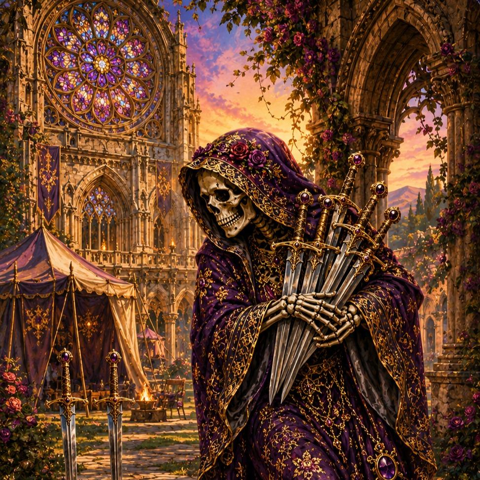 Tarot Santa Muerte - 78 Arcanos Rider