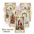 Tarot Acuarela Vibrante - 78 Arcanos Rider