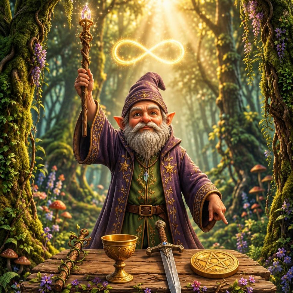Tarot Gnomos del Bosque - 78 Arcanos Rider
