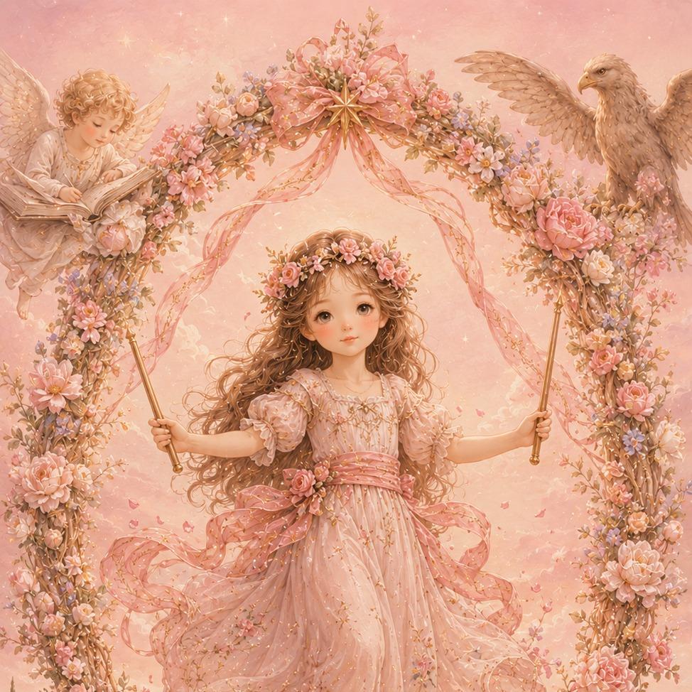 Tarot Dulce Pink - 78 Arcanos Rider