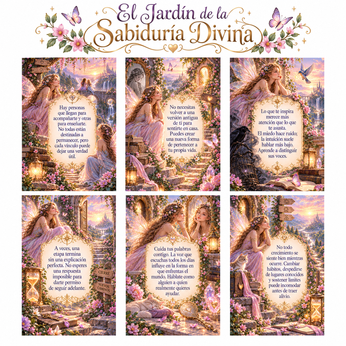 Oráculo El Jardín de la Sabiduría Divina - 60 mensajes
