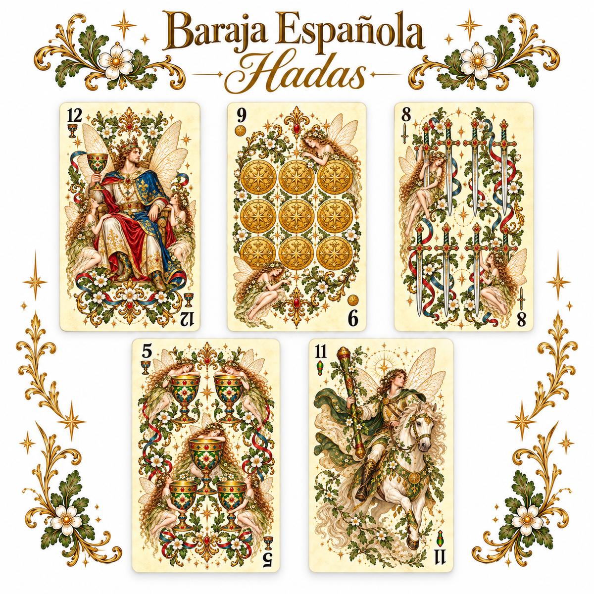 Baraja Española Hadas - Tarot