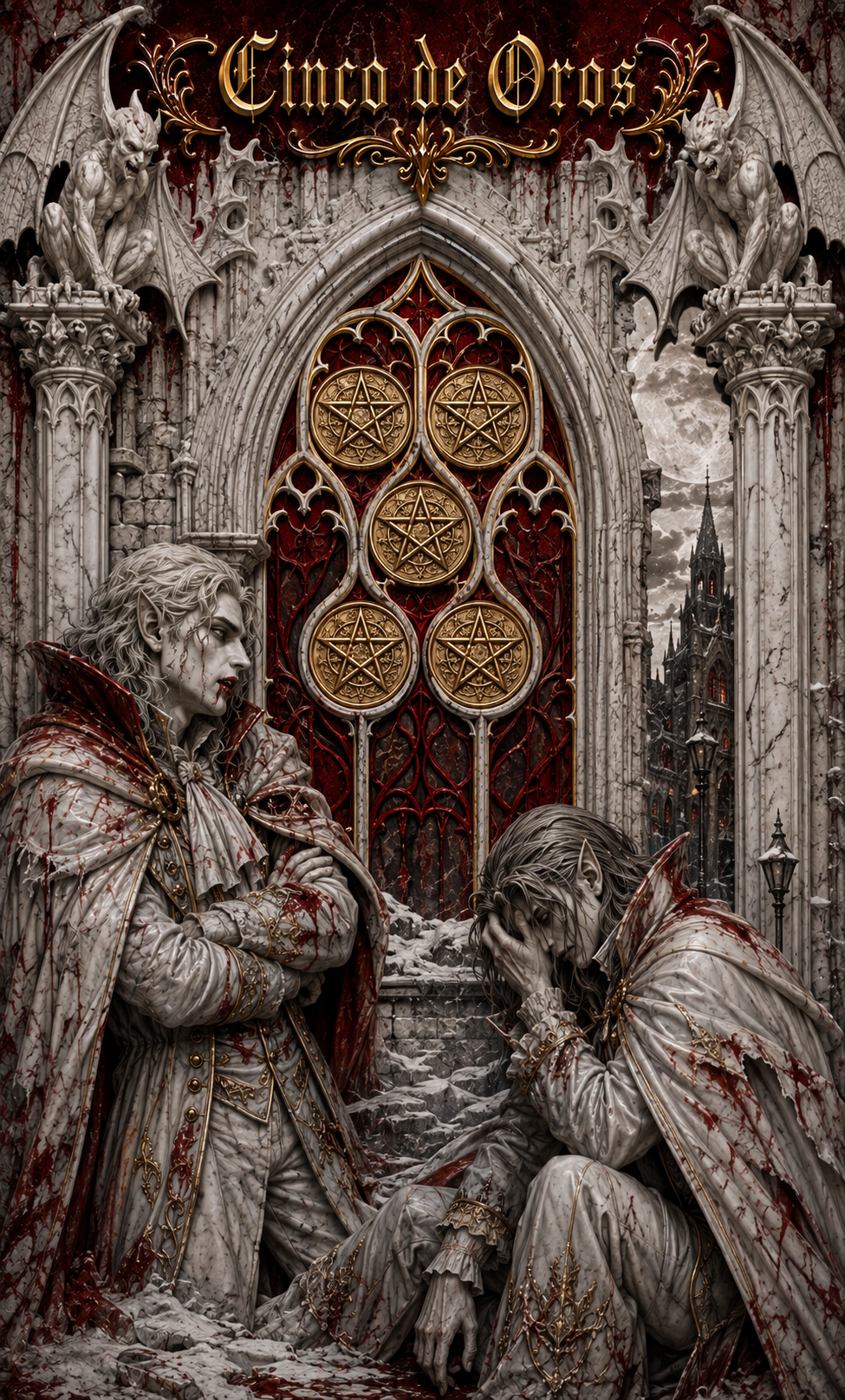 Tarot Arcanos de Sangre y Piedra - Vampiros