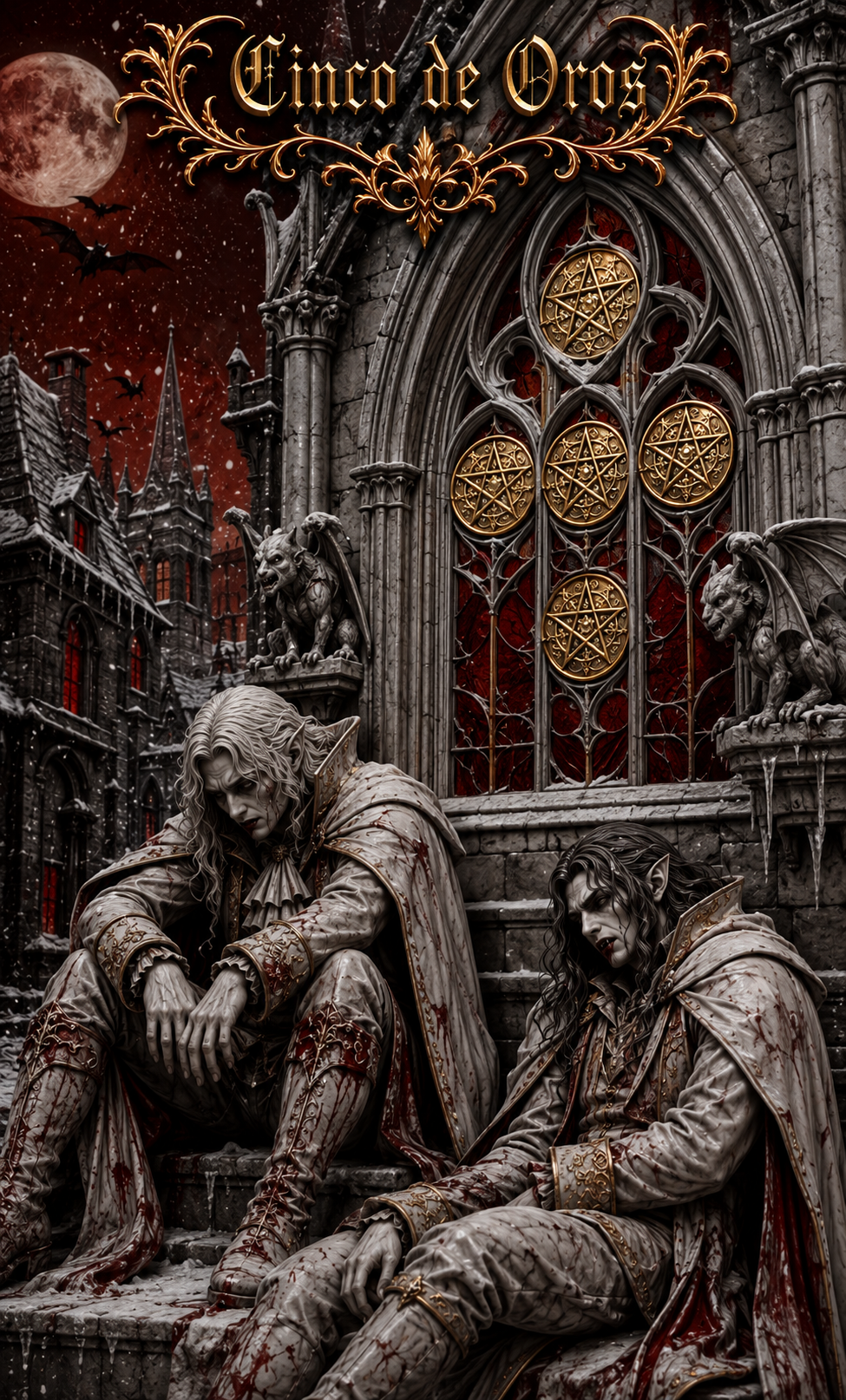 Tarot Arcanos de Sangre y Piedra - Vampiros