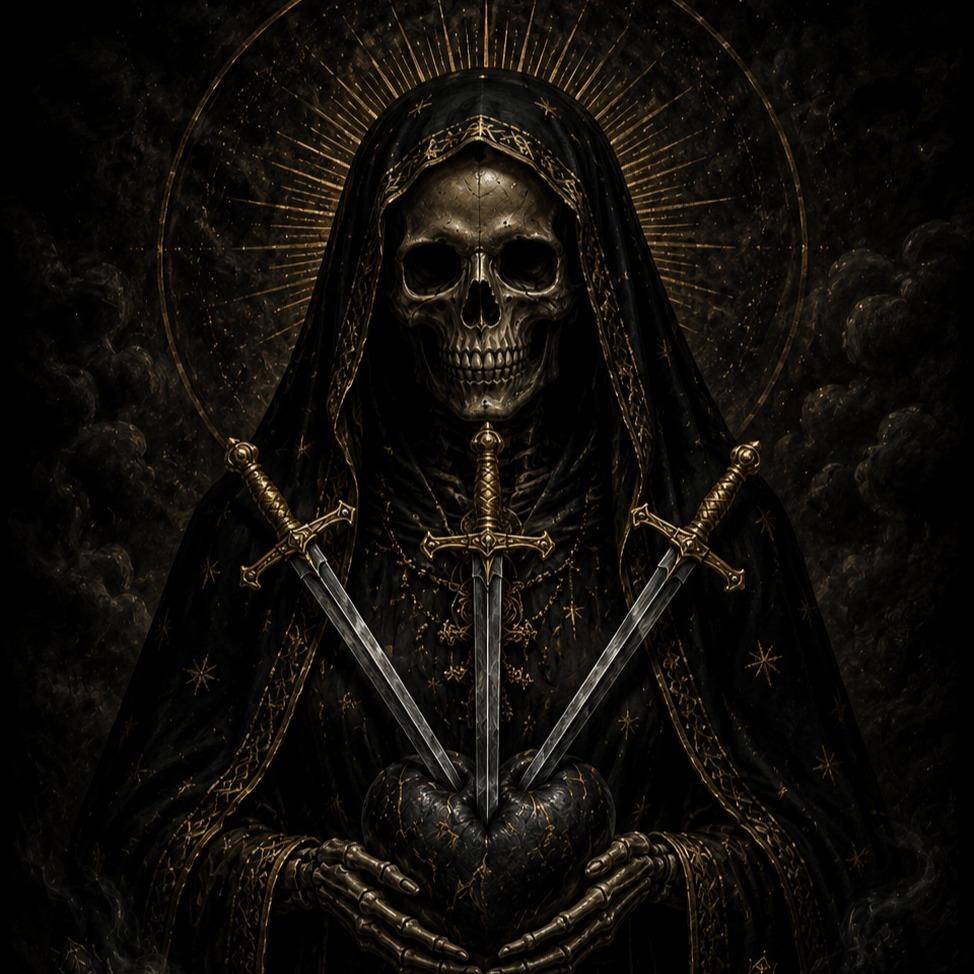 Tarot Místico Santa Muerte - 78 Arcanos Rider