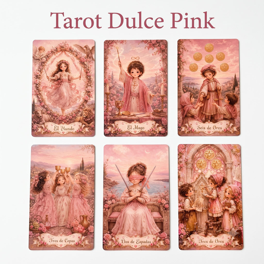 Tarot Dulce Pink - 78 Arcanos Rider