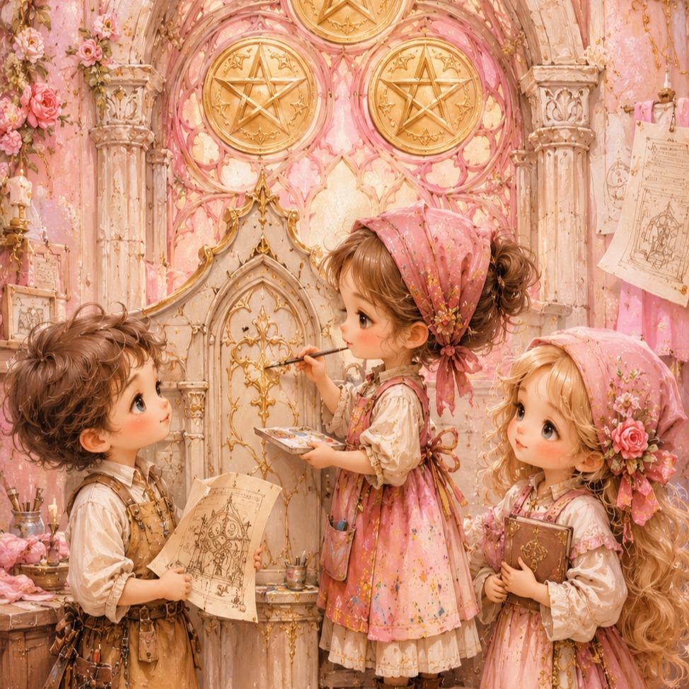 Tarot Dulce Pink - 78 Arcanos Rider
