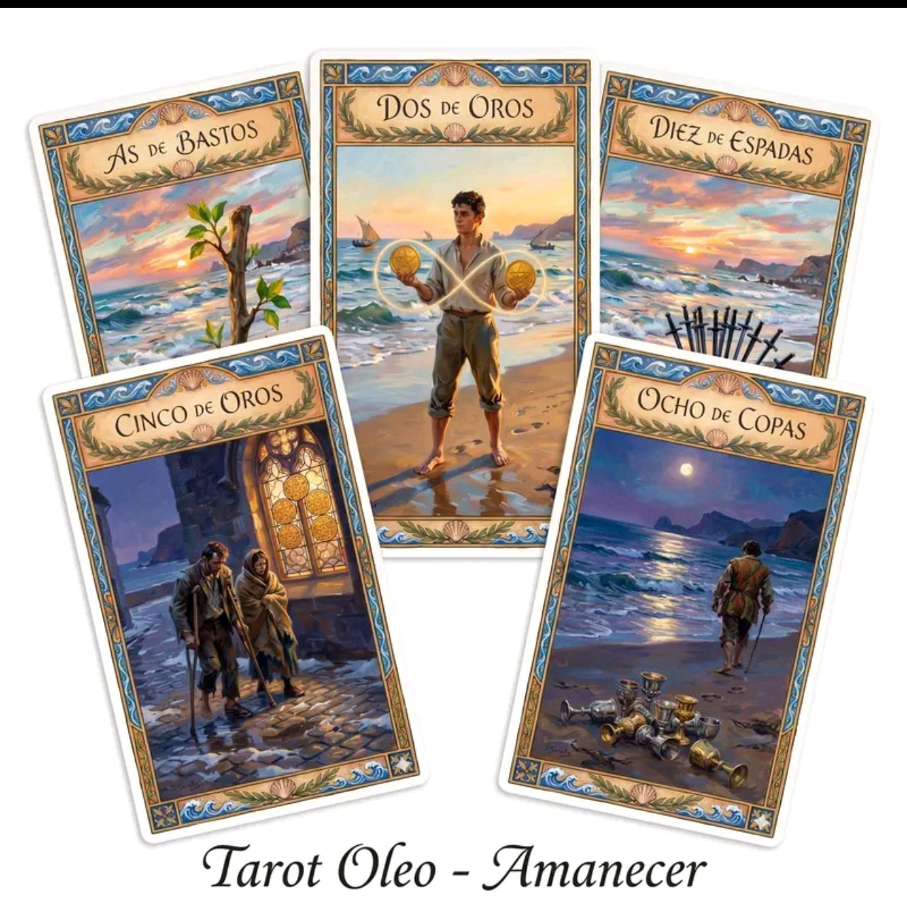 Tarot Artístico Amanecer - 78 Arcanos Rider